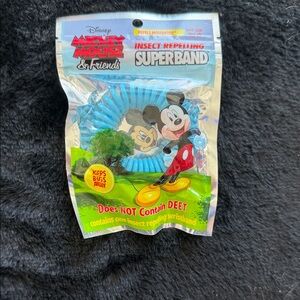 Disney Mickey Mouse Blue Insect Repelling Wristband